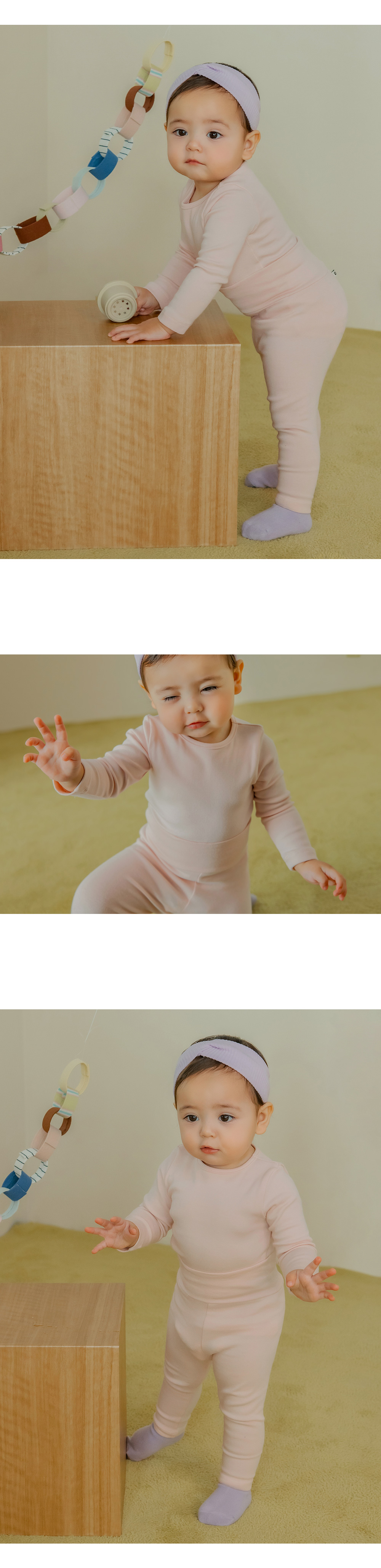 Pure Basic 舒適寶寶貼腿褲 詳細圖 3