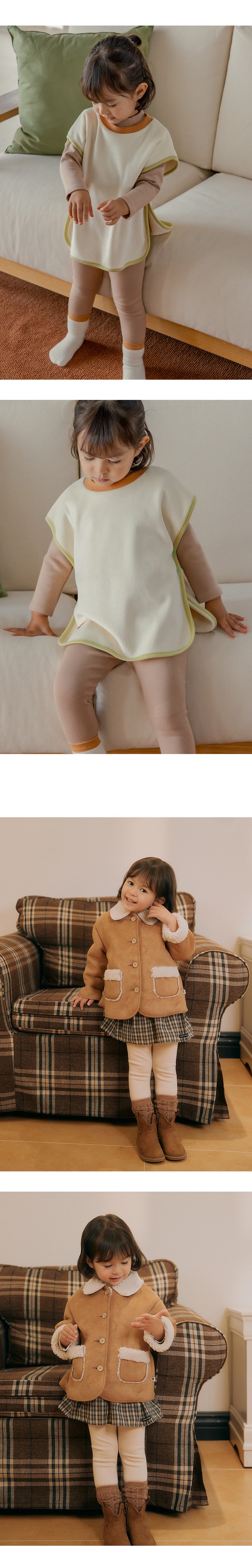 純淨基本款莫代爾刷毛內搭褲 詳細圖 7